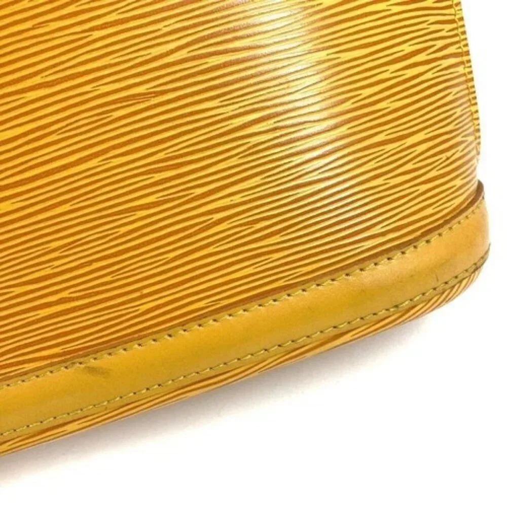 LOUIS VUITTON M52289 Epi Lussac Shoulder Bag Tote Bag Epi Leather Tassiri Yellow